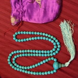 Turquoise Japa Mala Meditation Beads